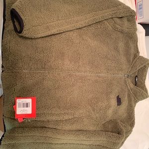 Fuzzy North Face Jacket